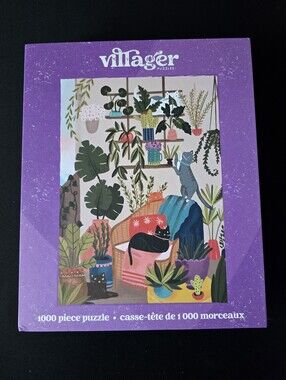 Villager 1000-Piece Jigsaw Puzzle - Balcony Cats